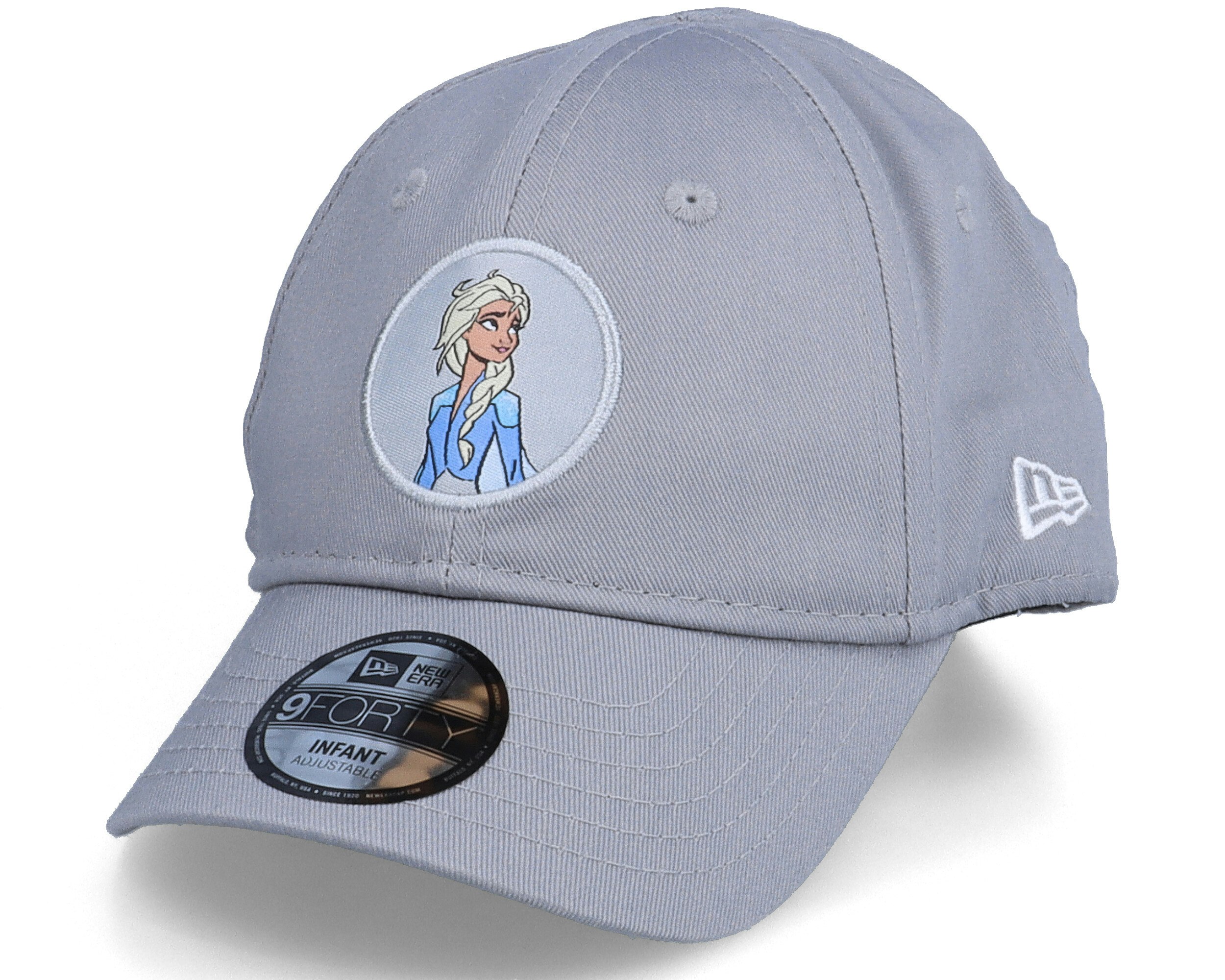 New Era Elsa Disney Character Logo Grey 9Forty Adjustable Infant cap